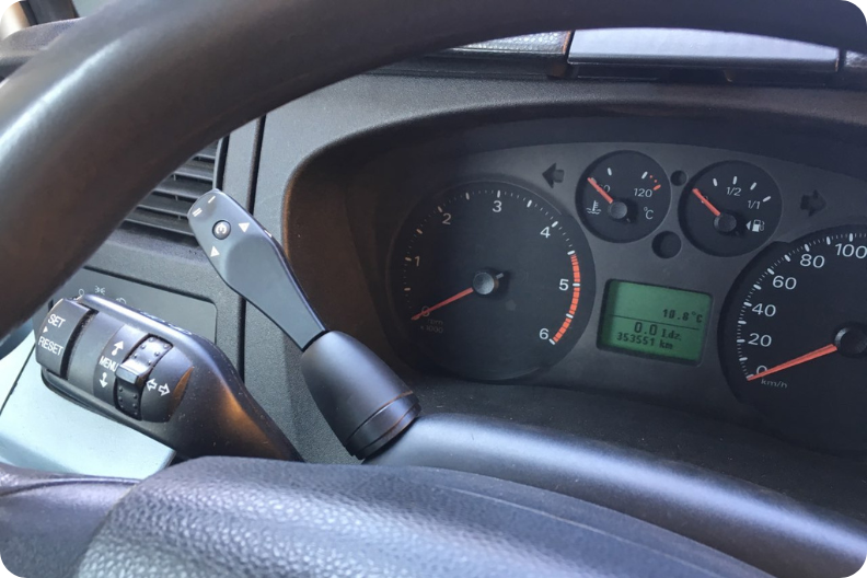 Ford transit tempomat